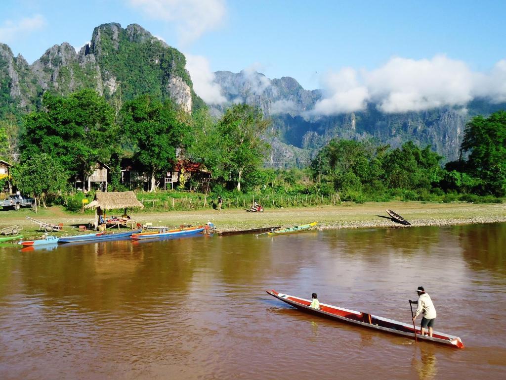 Villa Nam Song Vang Vieng Ngoại thất bức ảnh