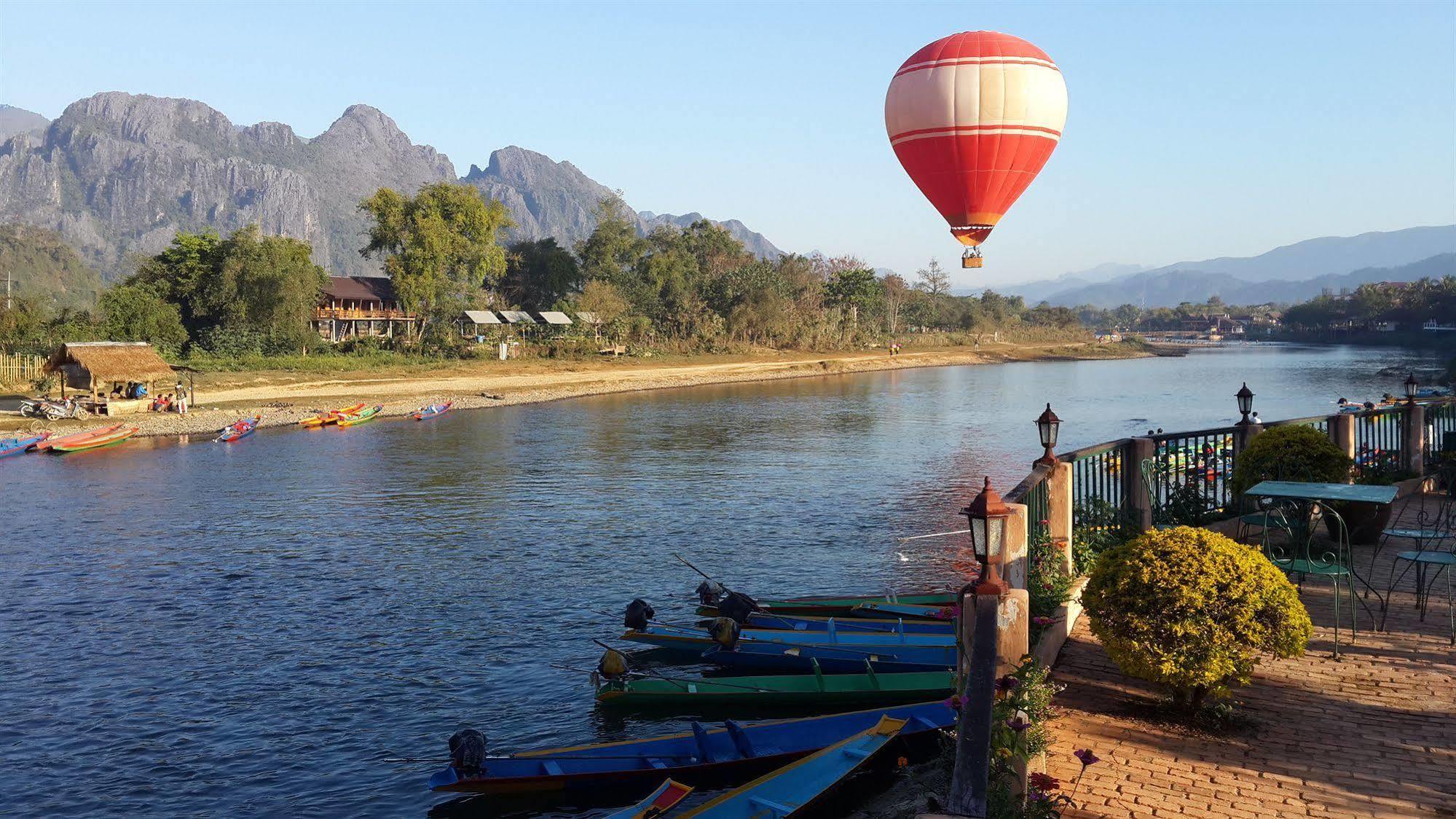 Villa Nam Song Vang Vieng Ngoại thất bức ảnh